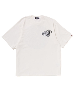 T Shirts Bape Comics Graphique Blanche Homme | OYS-94302204